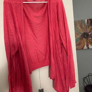 Torrid size 5 pink cardigan